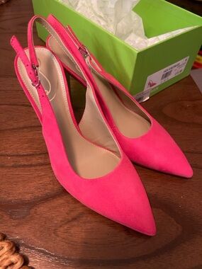 Sam Edelman Pink Hazel Slingback Heels